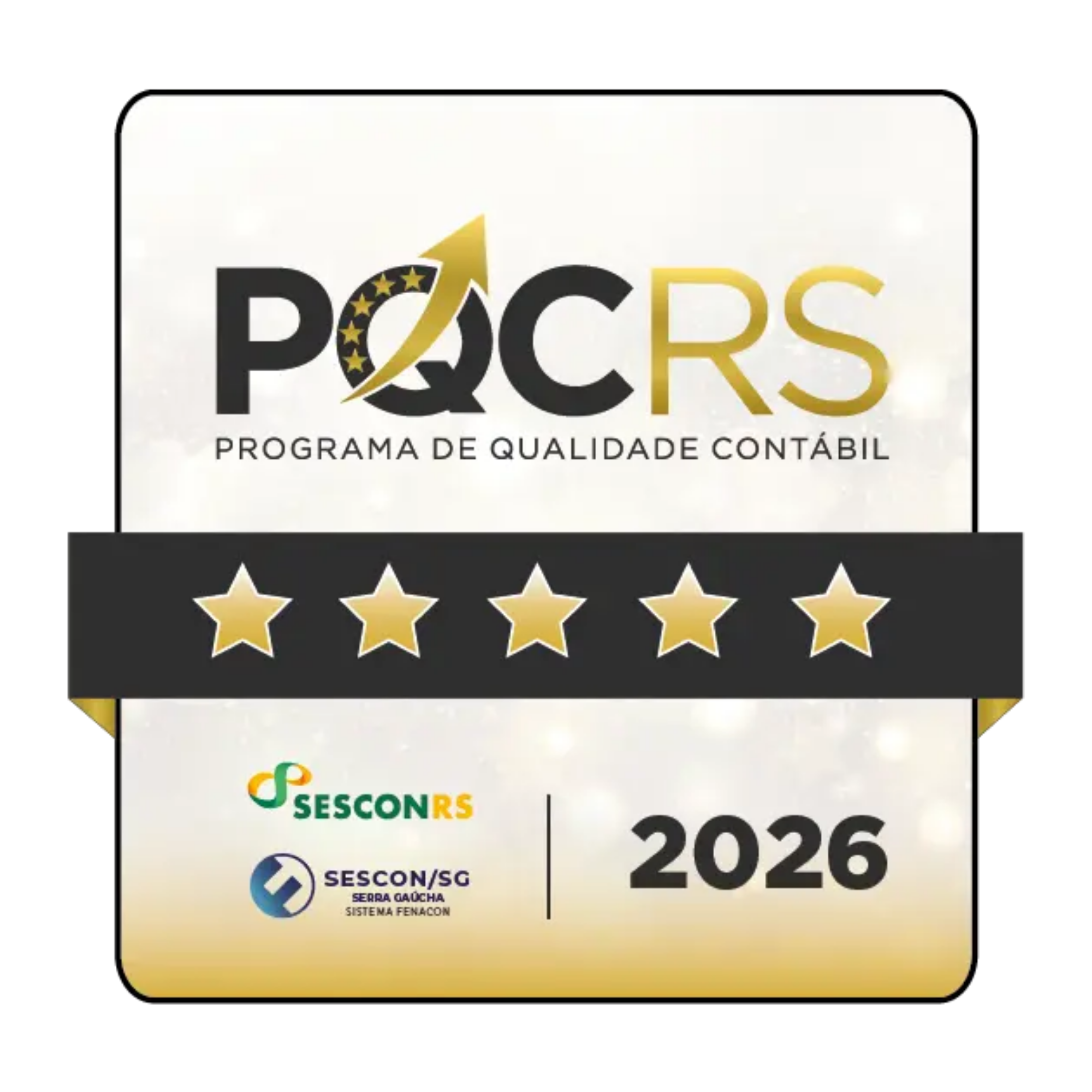 Selo PQC 5 Estrelas 2026